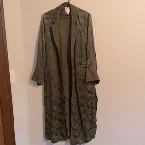 H&M green duster